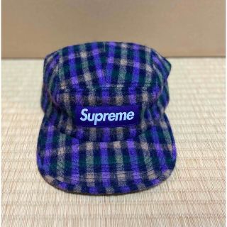 ペイズリーSupreme Plaid Camp Cap Check ブラックウォッチ 柄