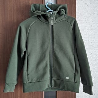 ユニクロ(UNIQLO)のユニクロ ドライスウェットフルジップパーカ 120cm(ジャケット/上着)