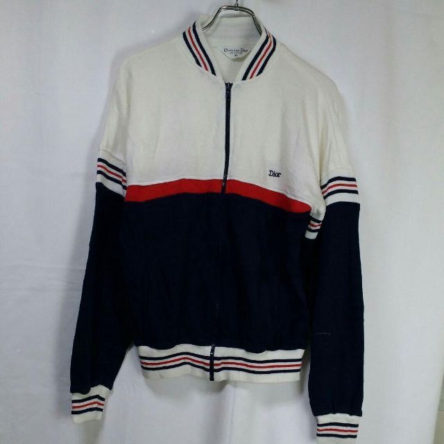夏セール vintage 80s Christian Dior ジップ スウェット L スウェット
