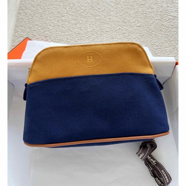 代引可】 ポーチ ボリード HERMES エルメス - Hermes ミニ ネイビー