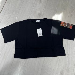 エヴリス(EVRIS)のEVRIS ミニT クロップド丈 へそ出し 新品未使用(Tシャツ(半袖/袖なし))