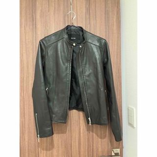 ベルギー製 アルアバイル ライダースジャケット シープレザー ノー
