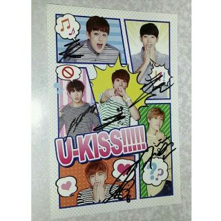 【非売品】U-KISS◆直筆サイン入りﾎﾟｽﾄｶｰﾄﾞ