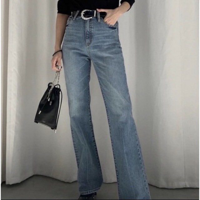 爆買い! VINTAGE Ameri - ハイウェストフレアデニムパンツ AMERI