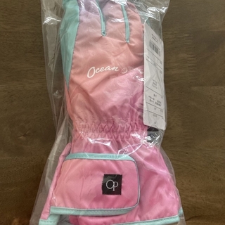 オーシャンパシフィック(OCEAN PACIFIC)のスノーグローブ キッズ ピンク 新品(手袋)