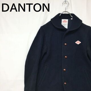 ダントン(DANTON)の【人気】ダントン ウールジャケット コート ショートコート ネイビー サイズ38(その他)