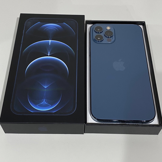 超新作】 iPhone - 【海外版iPhone本体】12Pro PacificBlue 128GB 箱