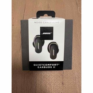 ボーズ(BOSE)のBose 　QuietComfort Earbuds Ⅱ　ブラック(ストラップ/イヤホンジャック)