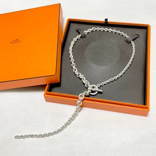 Hermes - 専用 HERMES クレッシェンド チェーン ネックレス シルバー
