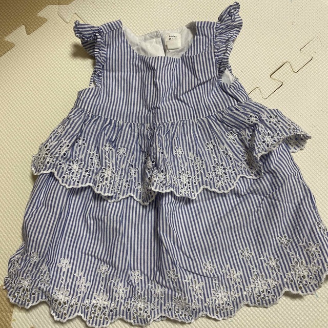 GAP(ギャップ)のギャップ／ストラップワンピース／ブルー キッズ/ベビー/マタニティのキッズ服女の子用(90cm~)(ワンピース)の商品写真