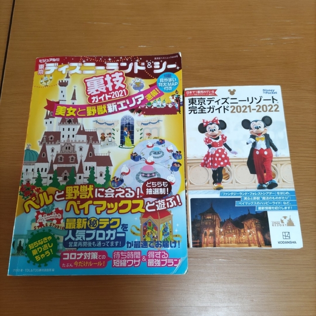 Disney(ディズニー)の東京ディズニーランド＆シー　裏技　美女と野獣　ガイド　2022 エンタメ/ホビーの本(地図/旅行ガイド)の商品写真