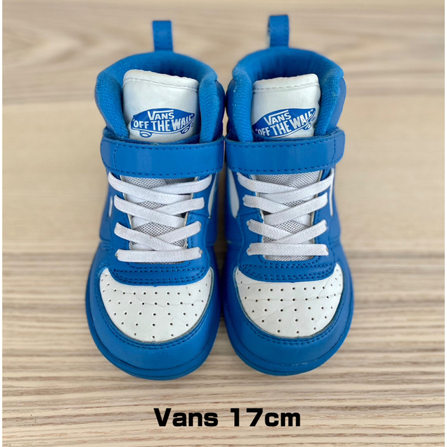 VANS(ヴァンズ)のVANS 子供 スニーカー 青　17cm キッズ/ベビー/マタニティのキッズ靴/シューズ(15cm~)(スニーカー)の商品写真