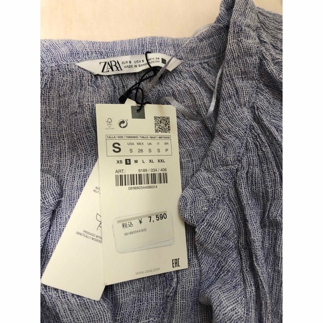 新品タグつき　ZARA シャツワンピース 1