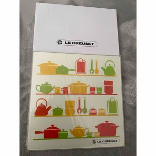 ルクルーゼ(LE CREUSET)のル・クルーゼ　ガラスキッチンプレート(キッチン小物)