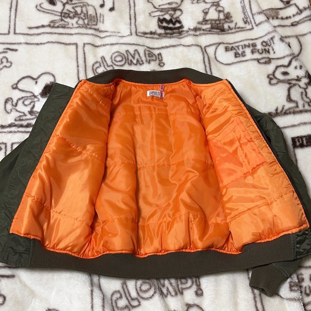 【美品】スヌーピー MA-1 ジャケット レディースのジャケット/アウター(ブルゾン)の商品写真