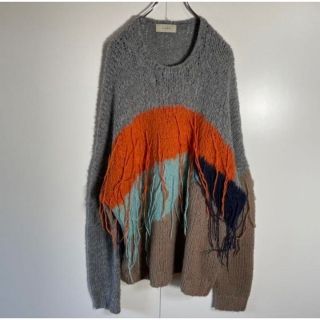 ジエダ(Jieda)の【即完売モデル】Jieda PANELOVERKNIT古着ニット20awモヘア.(ニット/セーター)