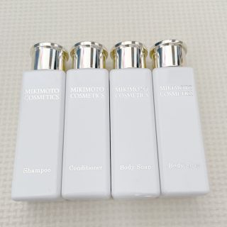 ミキモトコスメティックス(MIKIMOTO COSMETICS)の【新品】 MIKIMOTOアメニティーセット(シャンプー/コンディショナーセット)