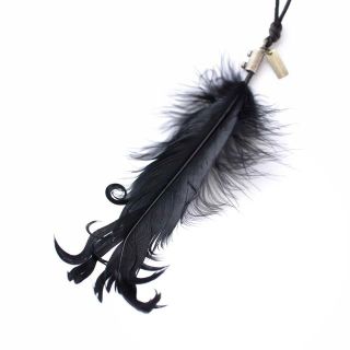 アンドゥムルメステール(Ann Demeulemeester)のANN DEMEULEMEESTER NECKLACE FEATHERCURLY(ネックレス)