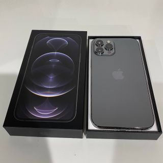 クリスチャンディオール(Christian Dior)の【海外版iPhone本体】12ProMax Graphite 128GB 箱あり(スマートフォン本体)