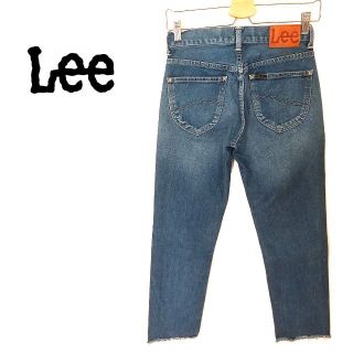 リー(Lee)のレディースLeeダメージ加工 テーパード デニム パンツXS約68cm(デニム/ジーンズ)