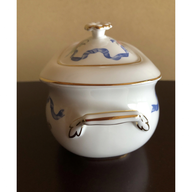 WEDGWOOD ウエッジウッド ウィリアムズバーグ リボン シュガーポット