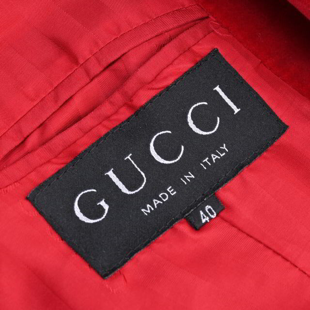 Gucci(グッチ)のGUCCI トムフォード期 ヴィンテージ ベロア セットアップ レディースのジャケット/アウター(テーラードジャケット)の商品写真