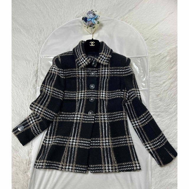 世界的に CHANEL - ジャケット ツイード シャネル CHANEL テーラード