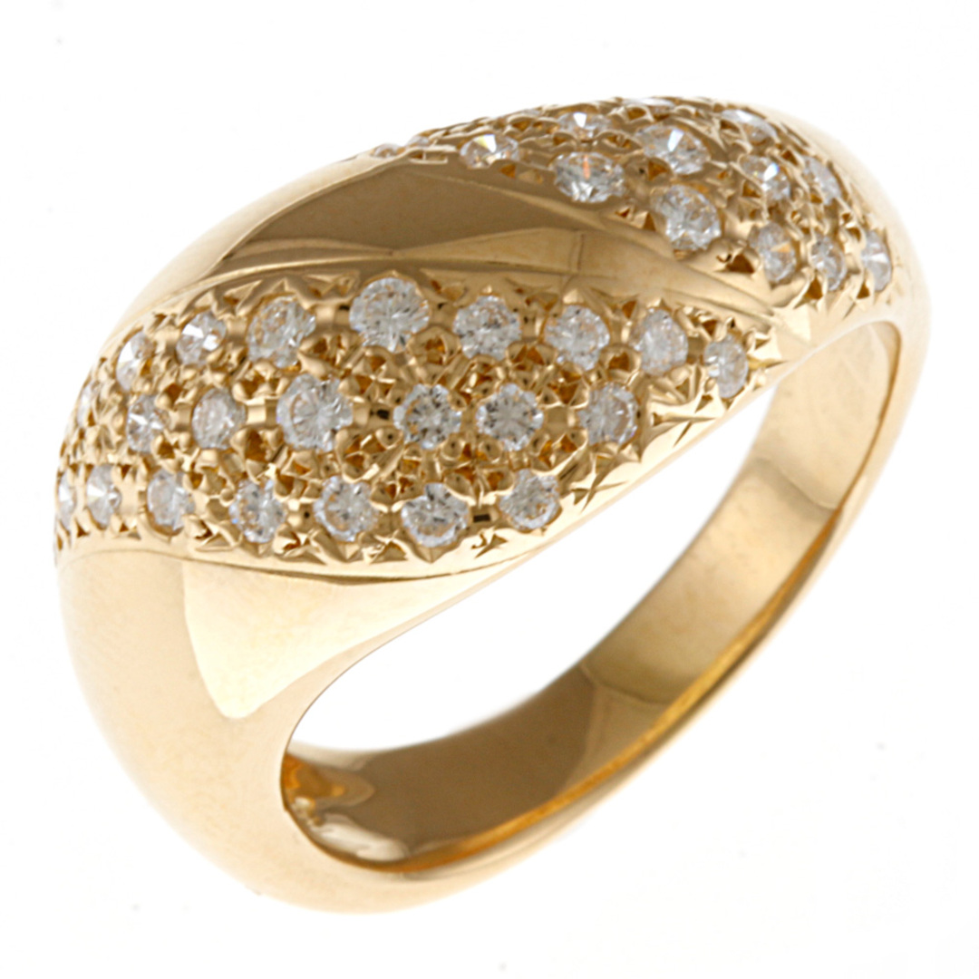 高評価の贈り物 K18イエローゴールド 12号 リング・指輪 ダイヤモンド 中古 0.53ct リング(指輪)