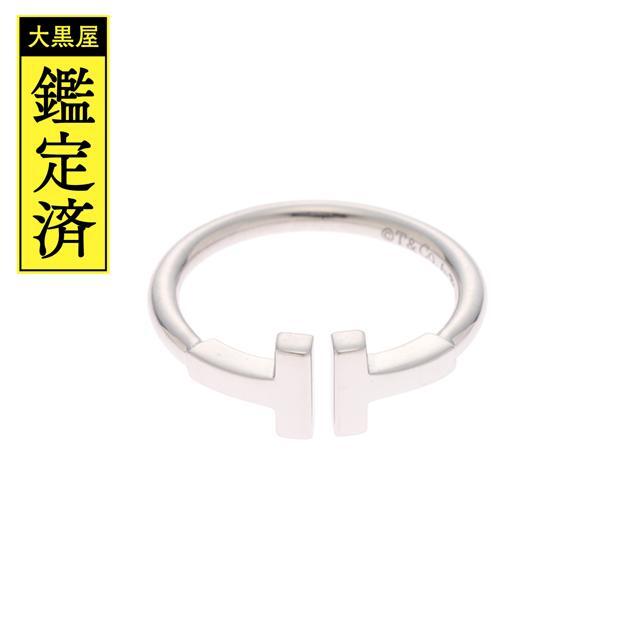 Tiffany & Co.(ティファニー)のティファニー　Tワイヤーリング　K18WG　#7.5　60148370【432】 レディースのアクセサリー(リング(指輪))の商品写真