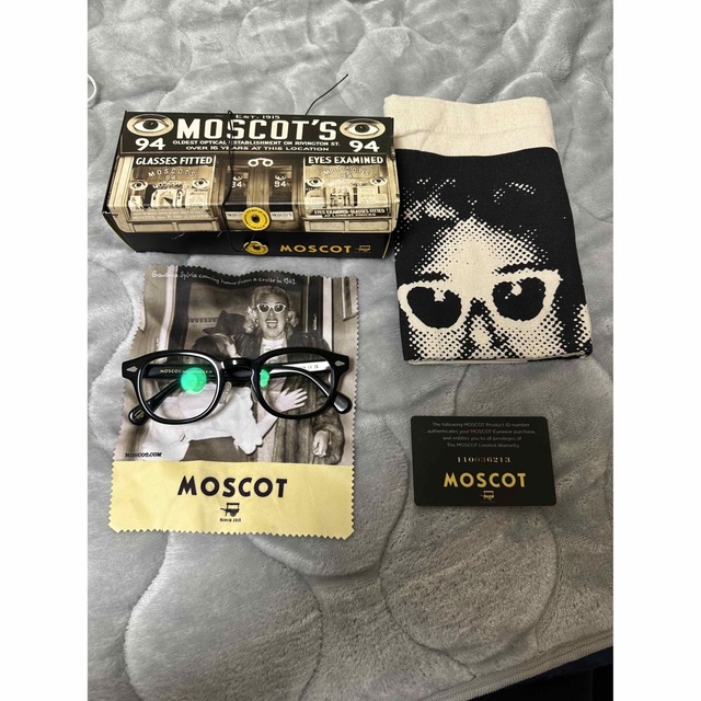 美品！MOSCOT レムトッシュ 46 度付き　鼻パット仕様のサムネイル