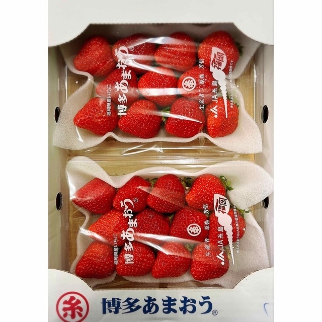 by　shop｜ラクマ　高級苺！！福岡県産【あまおう】デラックスorグランデ等級　6パック(3箱)の通販