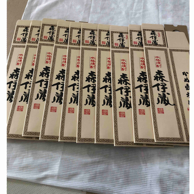 新品　森伊蔵の化粧箱　1800ml用　10箱セット 食品/飲料/酒の酒(焼酎)の商品写真