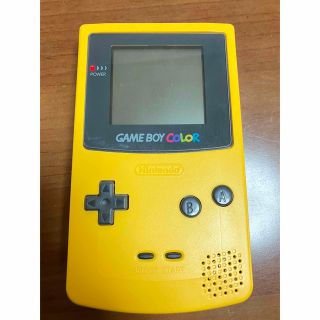 ゲームボーイ(ゲームボーイ)のゲームボーイカラー イエロー任天堂 CGB COLOR Nintendo (携帯用ゲーム機本体)