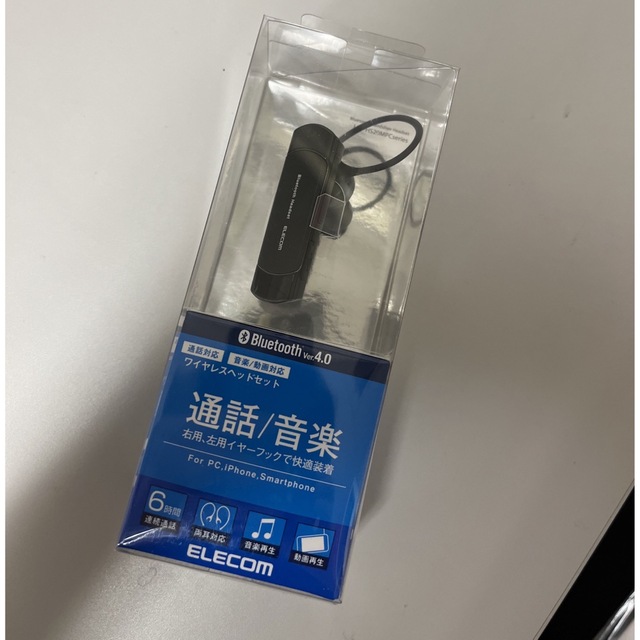 正規取扱店 片耳ワイヤレスイヤホン エレコム LBT-HS10MP PC