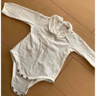 ザラキッズ(ZARA KIDS)のZARA mini トップス　襟付きトップス　ベビー服　白トップス(シャツ/カットソー)