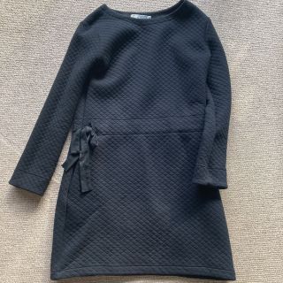 プチバトー(PETIT BATEAU)のプチバトー　キルティングワンピース(ひざ丈ワンピース)