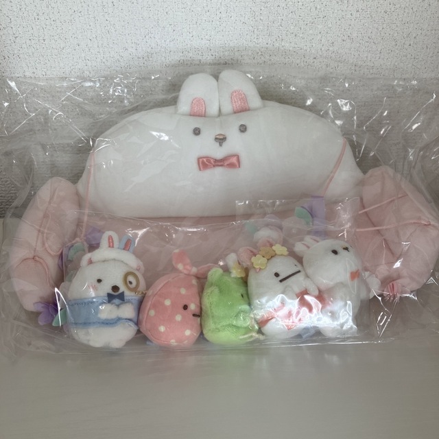 おもちゃ/ぬいぐるみすみっコぐらし 受注生産限定 うさぎのおにわぬいぐるみ