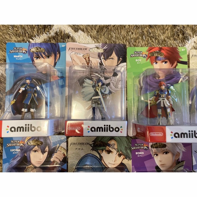 任天堂(ニンテンドウ)の購入直後・丁寧に梱包　ファイアーエムブレム　amiibo9体セット・まとめ売り エンタメ/ホビーのフィギュア(アニメ/ゲーム)の商品写真