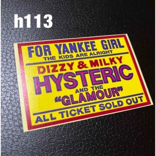 ヒステリックグラマー(HYSTERIC GLAMOUR)のHYSTERIC GLAMOUR Sticker  □h113(その他)