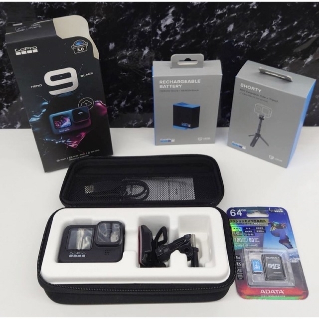 GoPro(ゴープロ)のGoPro HERO9 BLACK CHDHX-901 バンドルセット スマホ/家電/カメラのカメラ(ビデオカメラ)の商品写真