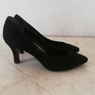 良品!!DIANA ダイアナ 本革パンプス 24.5cm