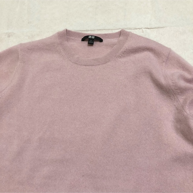 UNIQLO(ユニクロ)のユニクロ　カシミヤクルーネックセーター（長袖） レディースのトップス(ニット/セーター)の商品写真