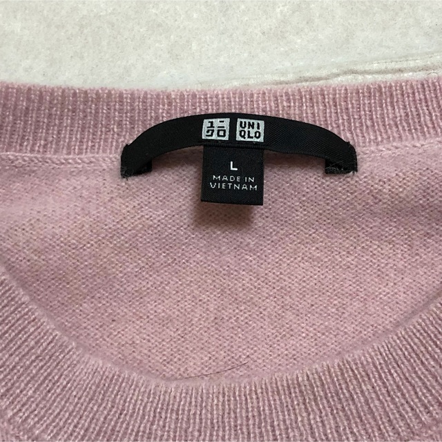UNIQLO(ユニクロ)のユニクロ　カシミヤクルーネックセーター（長袖） レディースのトップス(ニット/セーター)の商品写真