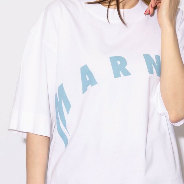 Marni(マルニ)の本田翼さん着用MARNI(マルニ)ロゴカットソー レディースのトップス(Tシャツ(半袖/袖なし))の商品写真