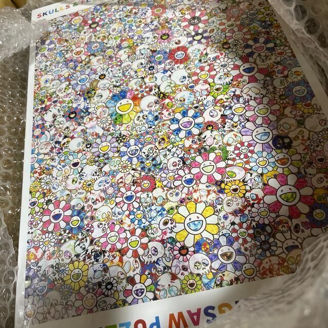TakashiMurakami村上隆 お花 パズル SKULLS & FLOWERS 1個