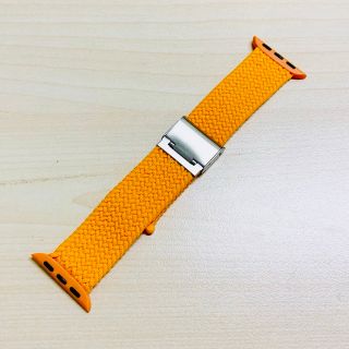 新品未使用 Apple Watch バンド 41/40/38mm オレンジ(その他)