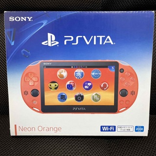 プレイステーションヴィータ(PlayStation Vita)のPlayStation Vita ネオンオレンジ(PCH-2000ZA24)(携帯用ゲーム機本体)