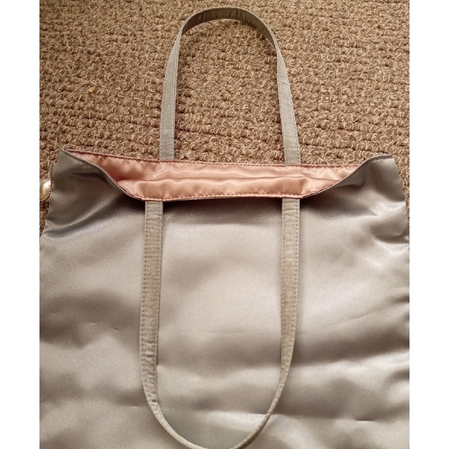 結婚式用　小物セット（バッグ・サブバッグ・カチューシャ） レディースのバッグ(ハンドバッグ)の商品写真