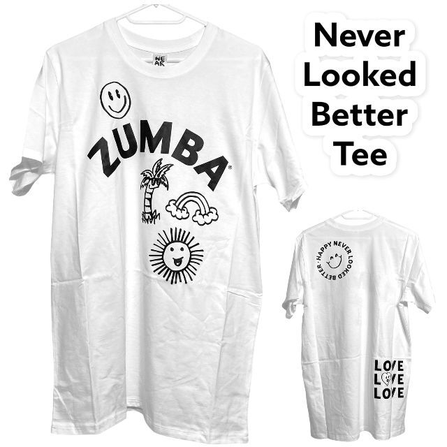 Zumba(ズンバ)のZumba ズンバ XS/S Z3T000101 ネヴァー ルック ベター ティ スポーツ/アウトドアのスポーツ/アウトドア その他(ダンス/バレエ)の商品写真