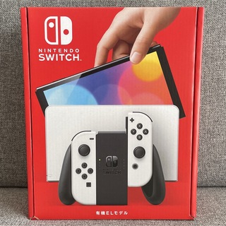 ニンテンドースイッチ(Nintendo Switch)の新品未開封 Nintendo Switch(有機ELモデル・ホワイト)(家庭用ゲーム機本体)
